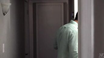 Threesome ionate fuck with blonde and brunette bisexual sluts